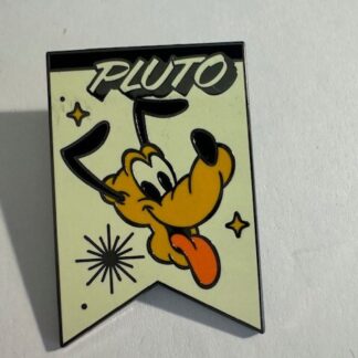 Disney 2023 Mickey and Friends Starter Retro Banner Pluto Pin  (E4)