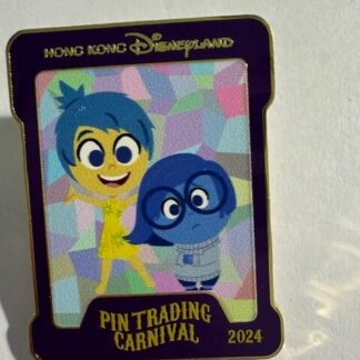 Disney 2024 HKDL Pin Trading Carnival Inside Out Sadness and Joy LE 750 Pin (C1)