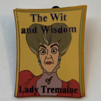 Disney Auction P.I.N.S Lady Tremaine Book Cover Wit Wisdom Disney Pin LE (B4)