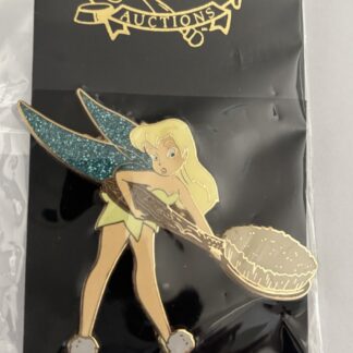 Disney Auctions Tinker Bell Day Of Beauty Hair Brush LE 100 Disney Pin (B)