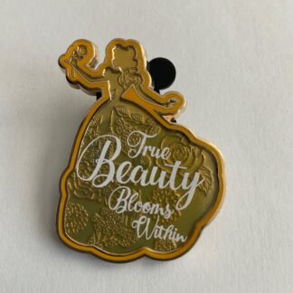 Disney Beauty & Beast Belle True Beauty Blooms Within LE 1500 Pin F4