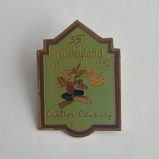 Disney Cast Pin 35 Years Critter Country Brer Rabbit Splash Mountain H6