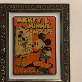 Disney Catalog Mickey Minnie Easel Set - Mickey Minnie Disney Pin LE (B6)