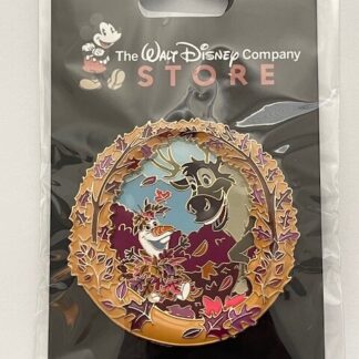 Disney D23 Expo 2024 DEC WDCS Seasons of Friendship Olaf Sven Frozen Fall Pin (B