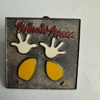 Disney DCA Minnie Handprint and Footprint in Cement Series Pin (E7)
