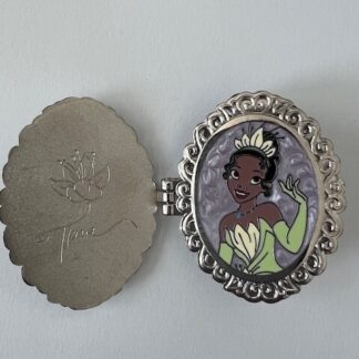 Disney DLP Paris LE 600 Pin Princess And The Frog Symbol Locket Hinge Tiana (E7)