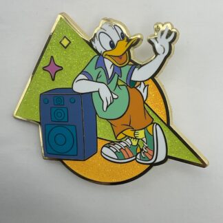 Disney Glitter Retro Sensational Pin Donald Duck LE 300 Pin PALM H2