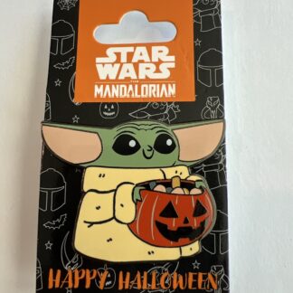 Disney Grogu Pumpkin Halloween Disneyland Paris DLP Mandalorian Pin B