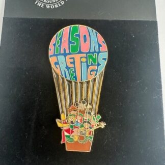 Disney It's a Small World Seasons Greetings Balloon Jumbo Pin Limited Edition (B