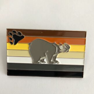 Disney Jungle Book Baloo Color Black Paw Print Fantasy Pin LE