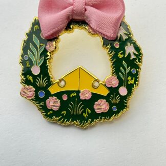 Disney Loungefly Aurora Princess Wreath 3D Bow Christmas Pin Sleeping Beauty G3