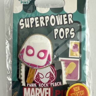 Disney Marvel Ghost-Spider Punk Rock Peach Superpower Pops Scented Pin LE 1000