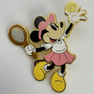 Disney Mickey & Friends Country Club Mystery Minnie Mouse Playing Tennis Pin H8