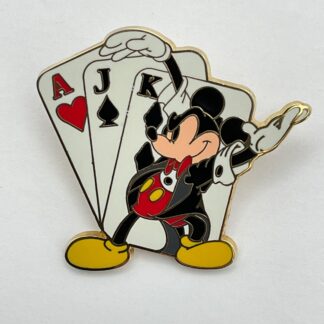 Disney Mickey Through the Years Starter Magician Mickey Playing Cards Pin A7