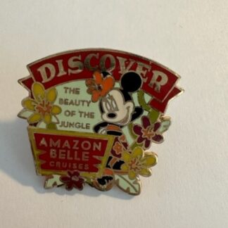 Disney Minnie Mouse Discover The Beauty of the Jungle Amazon Cruise Pin (C5)