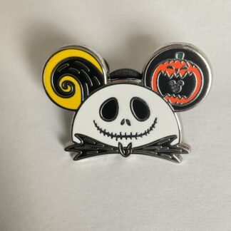 Disney NBC Hidden Mickey Ears Hat Ear Hats Jack Skellington Pin C5