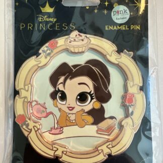 Disney PALM Pink a la Mode Belle Beauty Beast Frame Jumbo Pin (B)