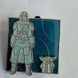 Disney Parks Star Wars Din Djarin and Grogu: The Mandalorian Limited Ed Pin (D4)