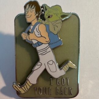 Disney Parks Star Wars Luke Skywalker Yoda Training I Got Your Back LR Pin (D6)