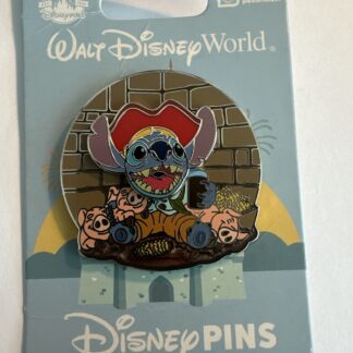Disney Parks Stitch Pirates Of The Caribbean Annual Passholder Pin LE AP 2024