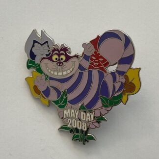 Disney Pin Alice in Wonderland Smiling Cheshire Cat Singing Flower Chorus (D0)