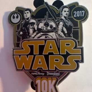 Disney Pin DLR runDisney Star Wars Half Marathon 2017 The Light Side 10K (C9)