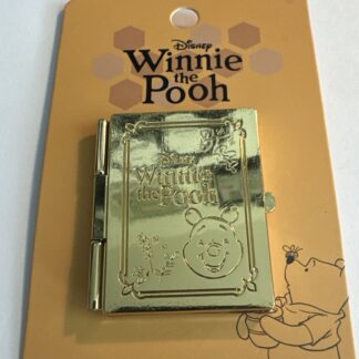 Disney Pin Gold Book Storybooks Winnie the Pooh Hinged Piglet