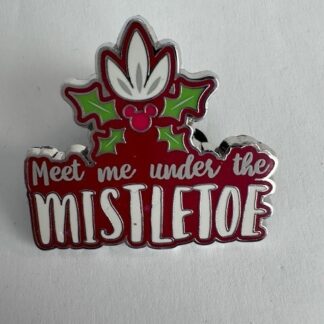 Disney Pin Holiday 2018 Meet Me Under the Mistletoe Christmas Mickey Icon (D1)