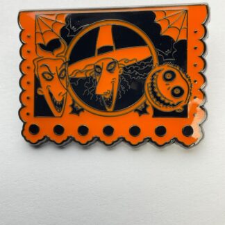 Disney Pin Loungefly Nightmare Before Christmas Papel Flag Lock Shock Barrel G3