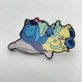 Disney Pin Loungefly Stitch Sleeping Series Holding Scrump G3