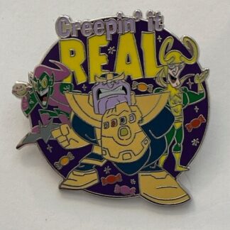 Disney Pin Marvel Halloween Loki Thanos Green Goblin Creepin’ It (D0)