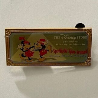 Disney Pin Mickey and Minnie Spotlight Spin Around (D1)