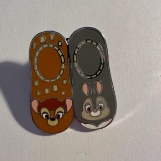 Disney Pin Socks Bambi and Thumper Magical Mystery slippers friends (C8)