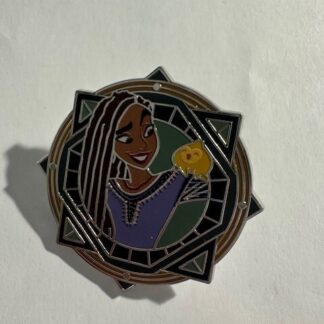 Disney Pin - Wish Mystery Blind Box pin - Asha And Star on shoulder (A8)