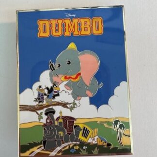 Disney Pink A La Mode LE Pin PALM Dumbo Poster Flying Elephant (D5)