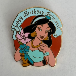Disney Princess Jasmine Happy Birthday Trading Pin 2004 H2