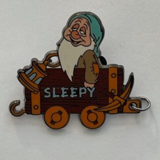 Disney Sleepy Seven Dwarfs Mine Car Train 100 Years of Dreams Pin (D0)