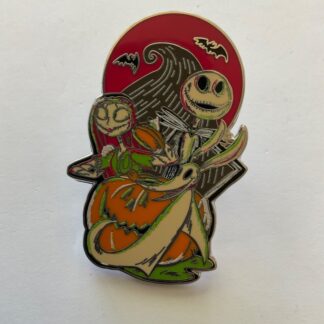 Disney The Nightmare Before Christmas Jack & Sally Scenic Enamel Pin Boxlunch F4
