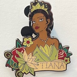 Disney Tiana Loungefly Princess Tattoo Enamel Pin The Princess and The Frog (D1)