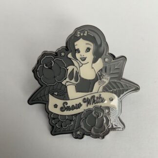Disney Trading Pin Loungefly Snow White Princess Tattoo Black White F7