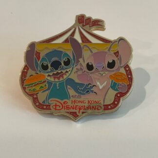Disney Trading Pins HKDL Stitch Angel 2020 Pin Carnival Burger Cupcake F5