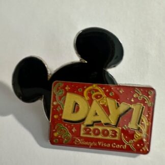 Disney Visa Card - Day 1 2003 Member 2003 Mickey Earhat Disney Pin D8