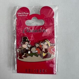 Disney WDI Chip And Dale Characters Holidays Thanksgiving Pin (B)
