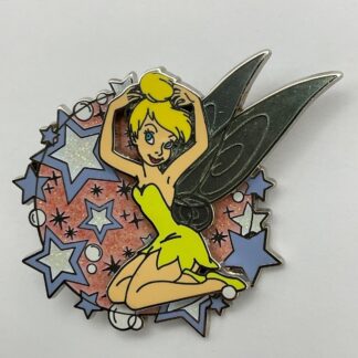 Disney WDW DLR Tinker Bell Adjusting Hair Kneeling Pixie Dust Stars Pin A7