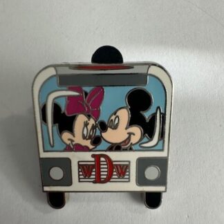Disney WDW - Mickey & Minnie in Bus - Travel Company Flex 2003 Pin (E7)