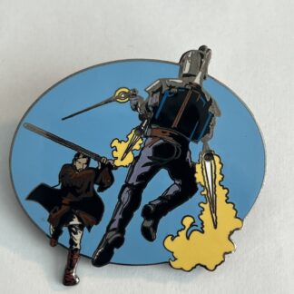 Disney WDW Star Wars Weekends Light-Up Series Obi-Wan & Jango Fett Pin LE (A7)