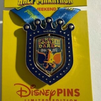Disneyland 2025 Run Disney Half Marathon Dumbo Double Dare Medal Pin New (B)