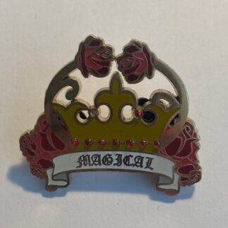 Disneyland Resort Crown With Red Roses Magical Disney Pin (B2)