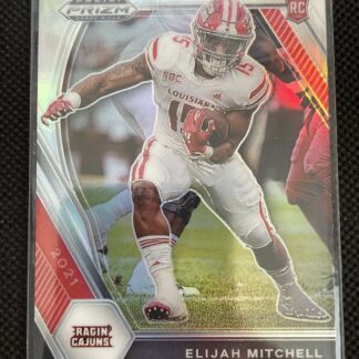 Elijah Mitchell RC 2021 Prizm Draft Picks Silver Prizms Football Card