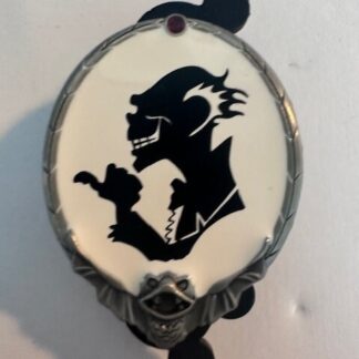 Ezra Silhouette Black White Cameo Mystery Room for One Haunted Mansion Pin (D8)